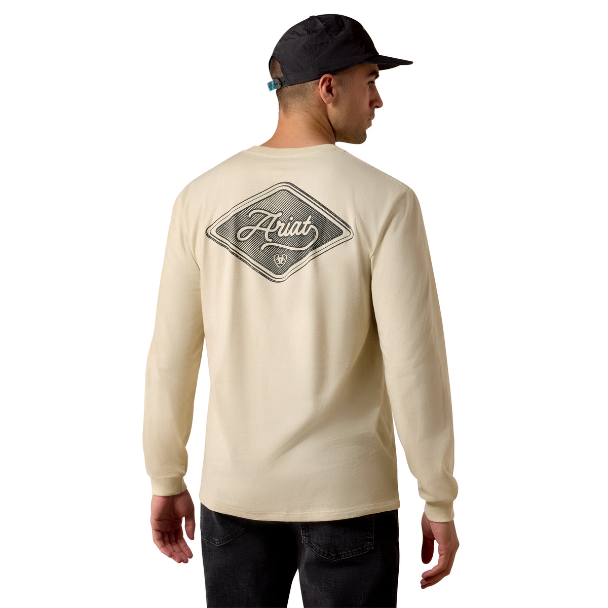Ariat Men's Medallion Standard Long Sleeve T-Shirt - Natural