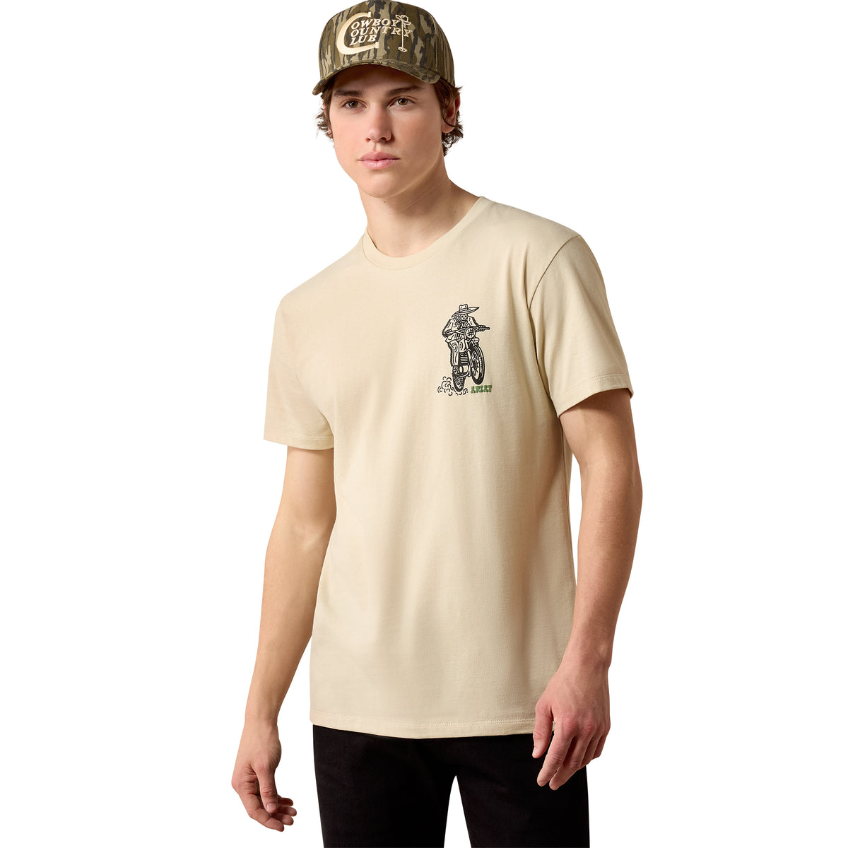 Ariat Men's Full Throttle T-Shirt - Natural