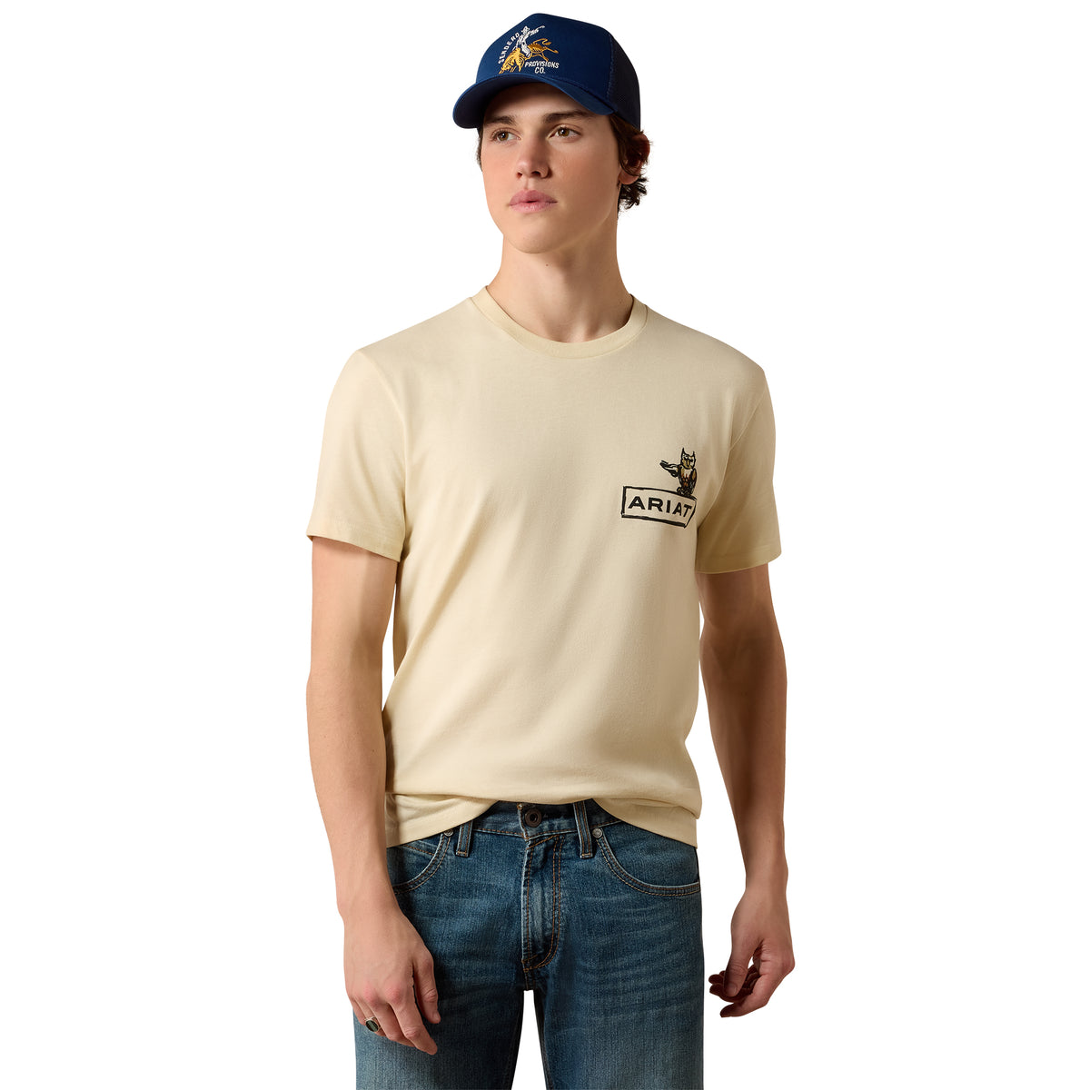 Ariat Men's Sleepy Canyon T-Shirt - Wood Ash