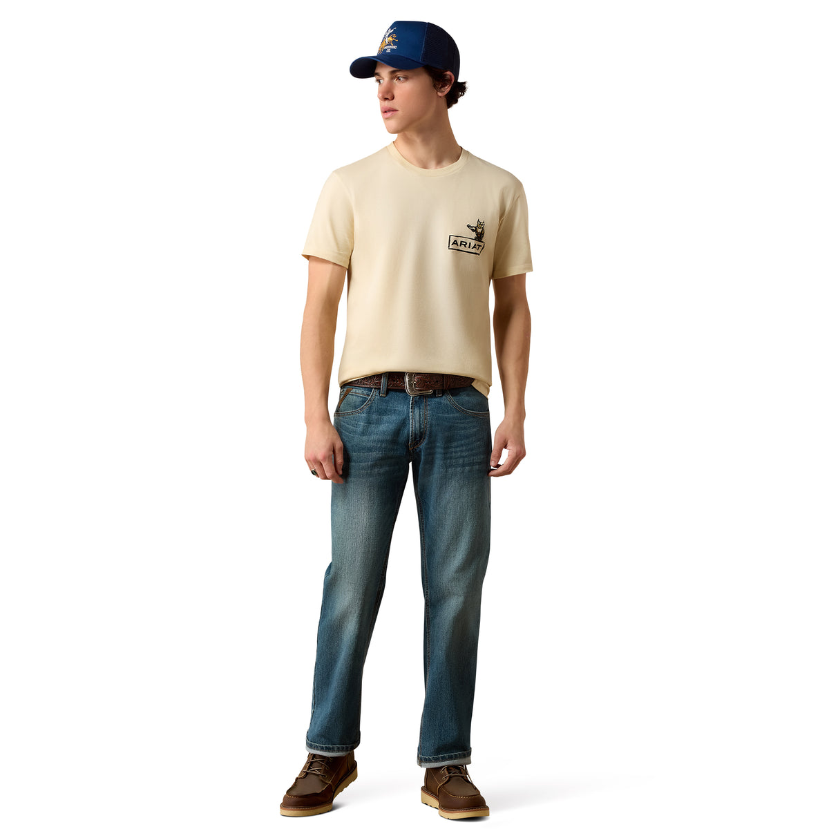 Ariat Men's Sleepy Canyon T-Shirt - Wood Ash
