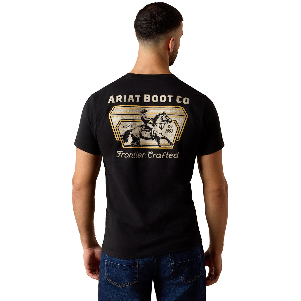 Ariat Men's Frontier Crafted T-Shirt - Black