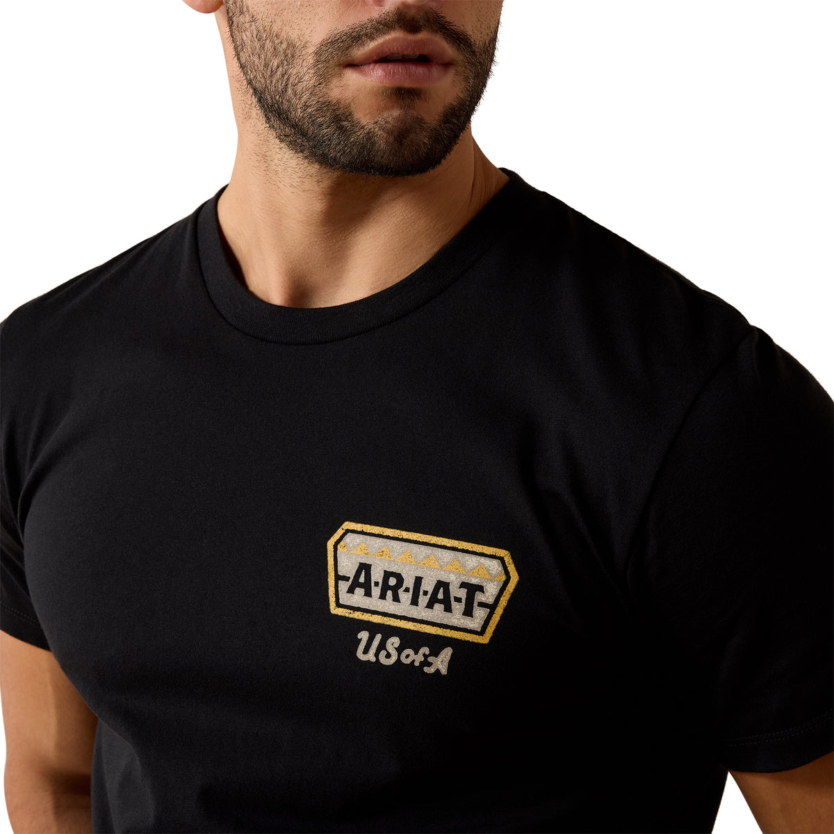 Ariat Men's Frontier Crafted T-Shirt - Black
