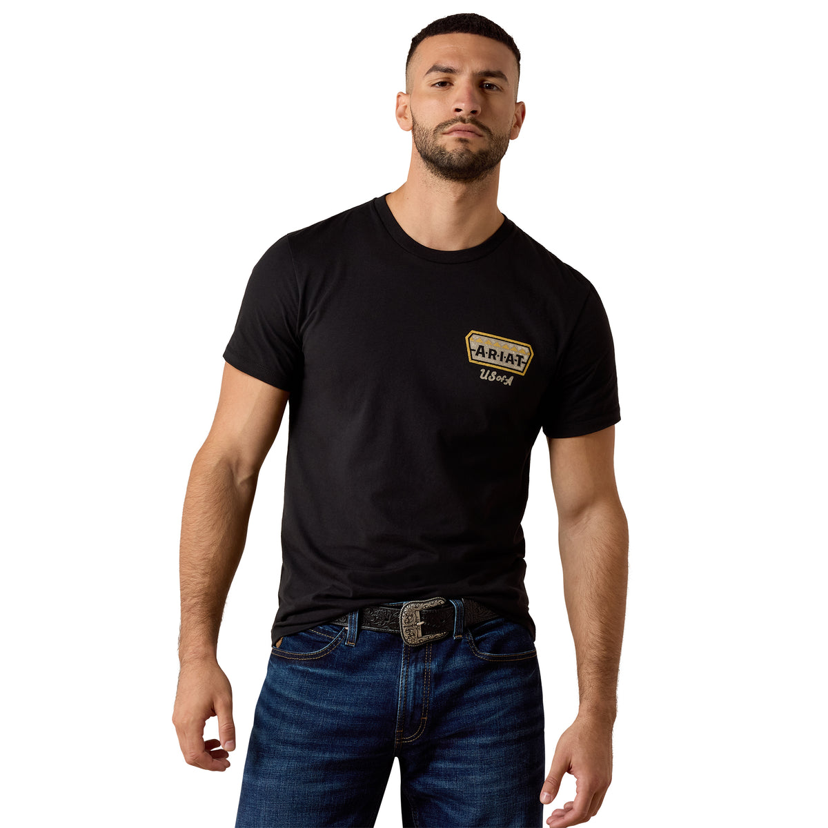 Ariat Men's Frontier Crafted T-Shirt - Black