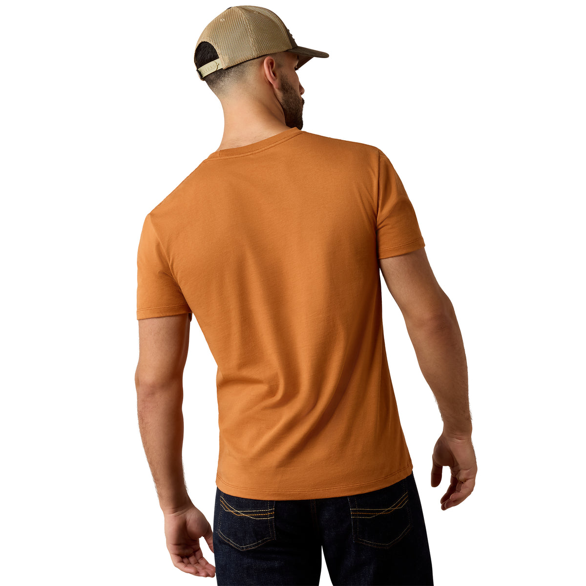 Ariat Men's Pitted Logo T-Shirt - Adobe