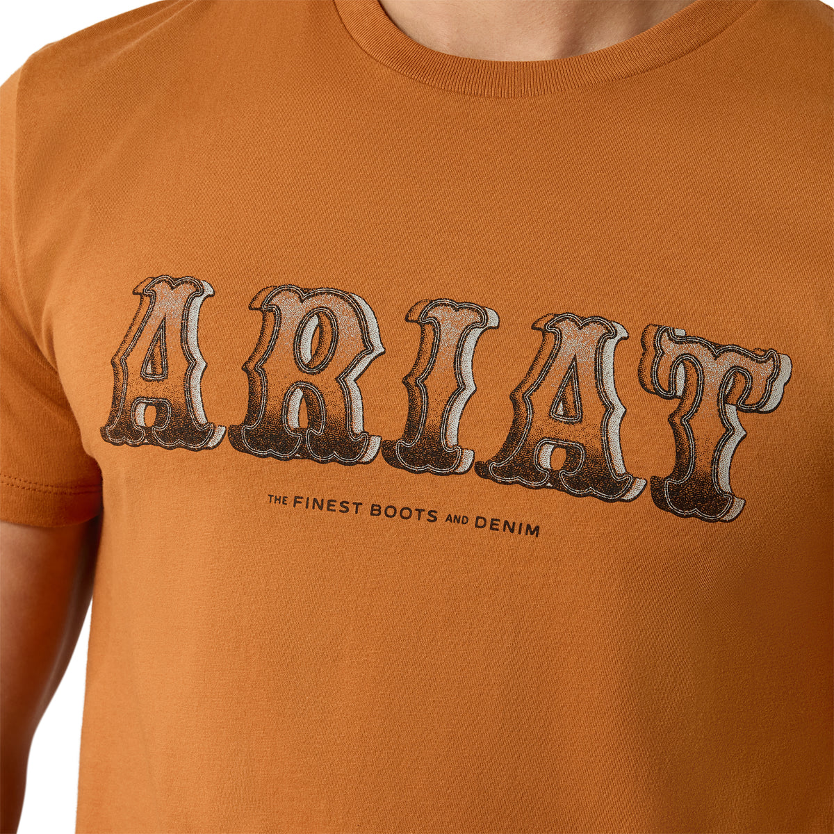 Ariat Men's Pitted Logo T-Shirt - Adobe