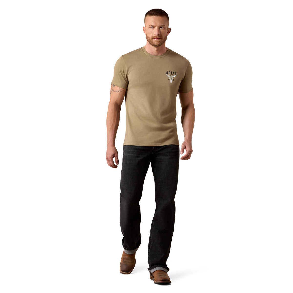 Ariat Men's Best Longhorn T-Shirt - Fallen Rock