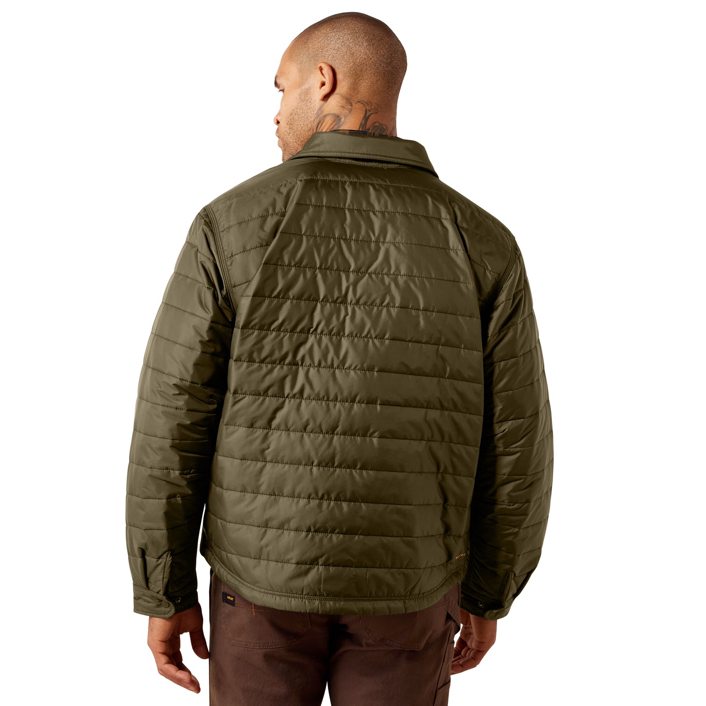 Ariat Men's Rebar CORDURA Ripstop Lightweight Insulated Shirt Jacket - Beetle