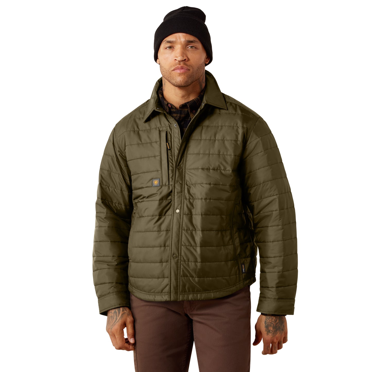 Ariat Men's Rebar CORDURA Ripstop Lightweight Insulated Shirt Jacket - Beetle
