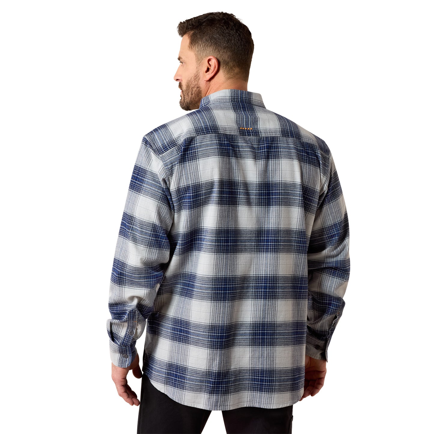 Ariat Men's Rebar Flannel DuraStretch Work Shirt - Weathervane