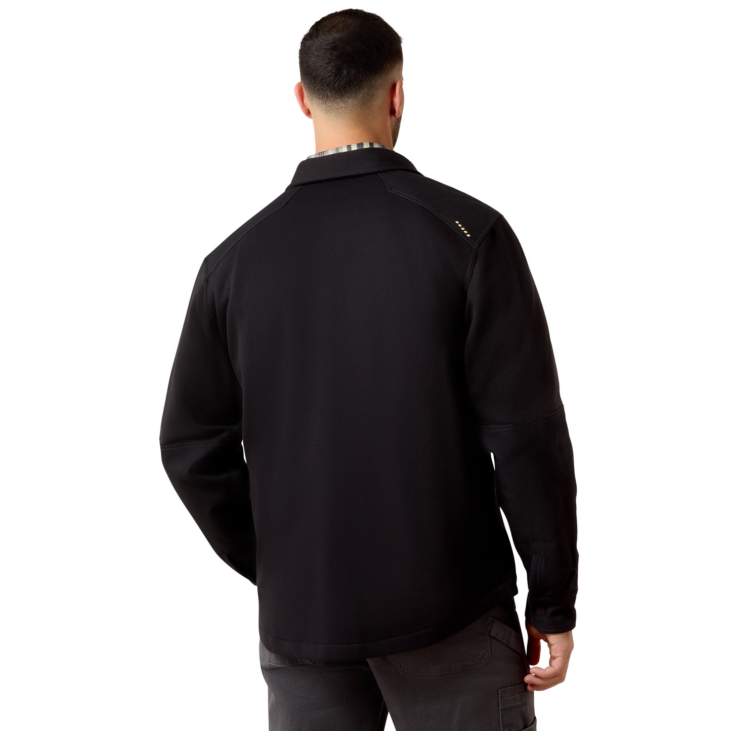 Ariat Men's Rebar Workman DuraCanvas Shirt Jacket - Black