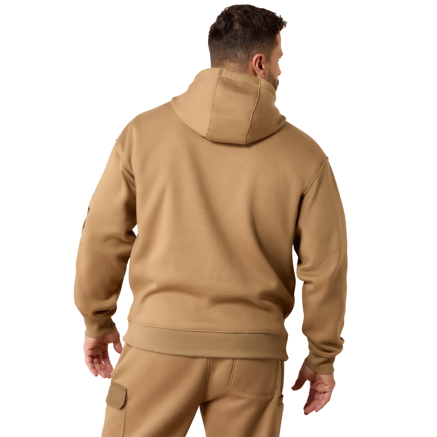 Ariat Men's Rebar Workman Graphic Hoodie - Field Khaki/Canteen