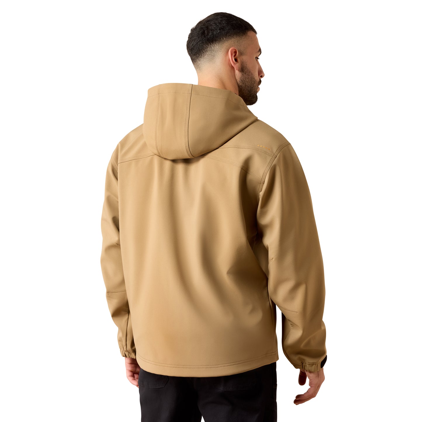 Ariat Men's Rebar DuraStretch Utility Softshell Hoodie - Field Khaki
