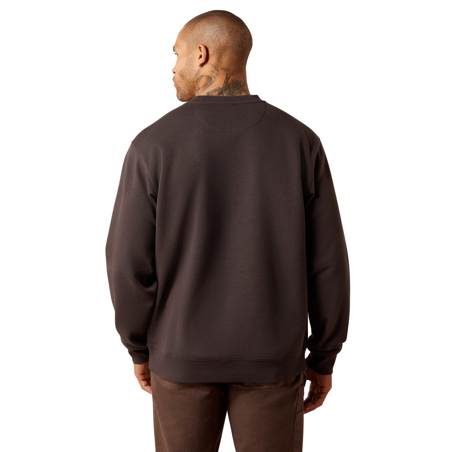 Ariat Men's Rebar Lightweight Sweatshirt - Licorice