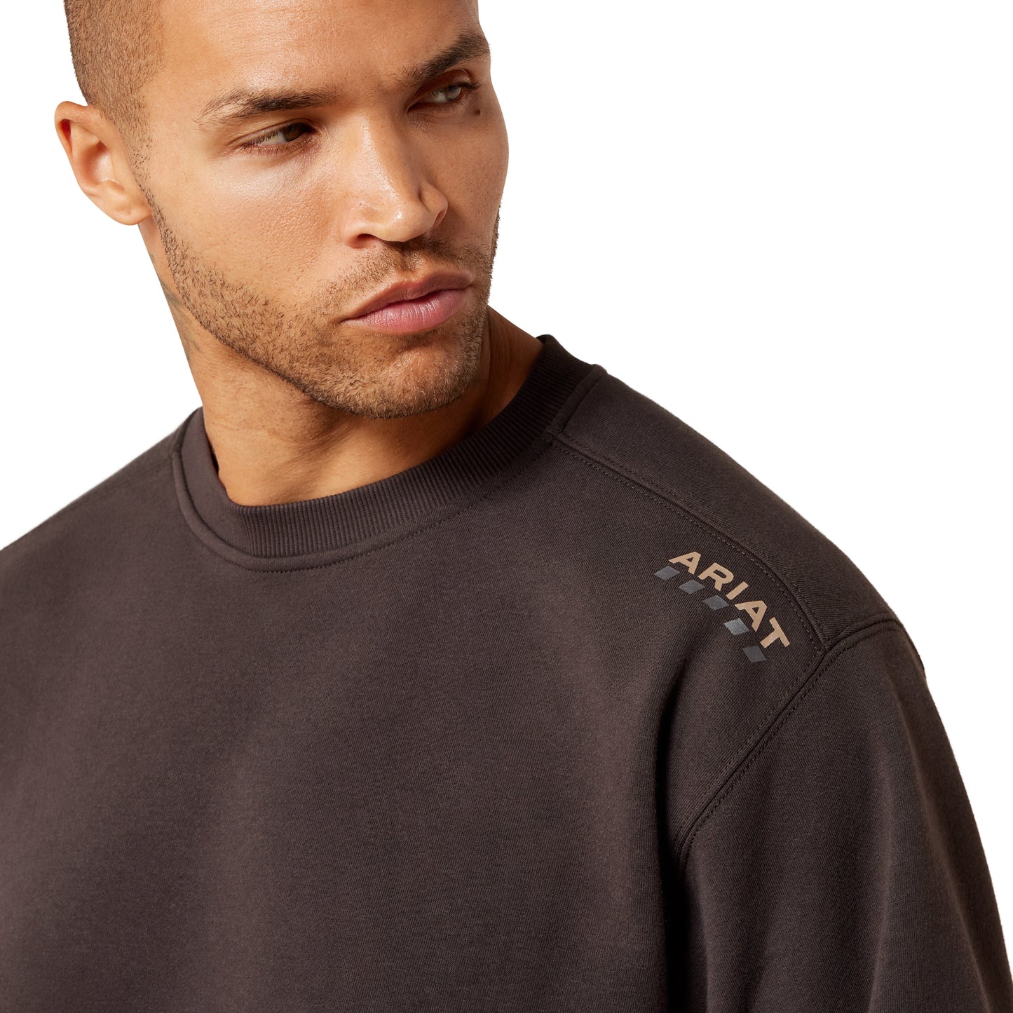 Ariat Men's Rebar Lightweight Sweatshirt - Licorice
