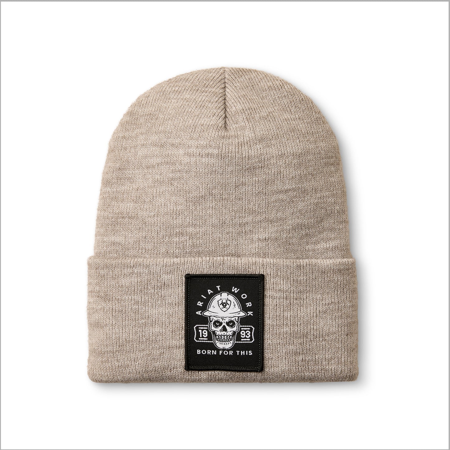 Ariat Unisex Rebar Hardhead Beanie - Alabaster Heather