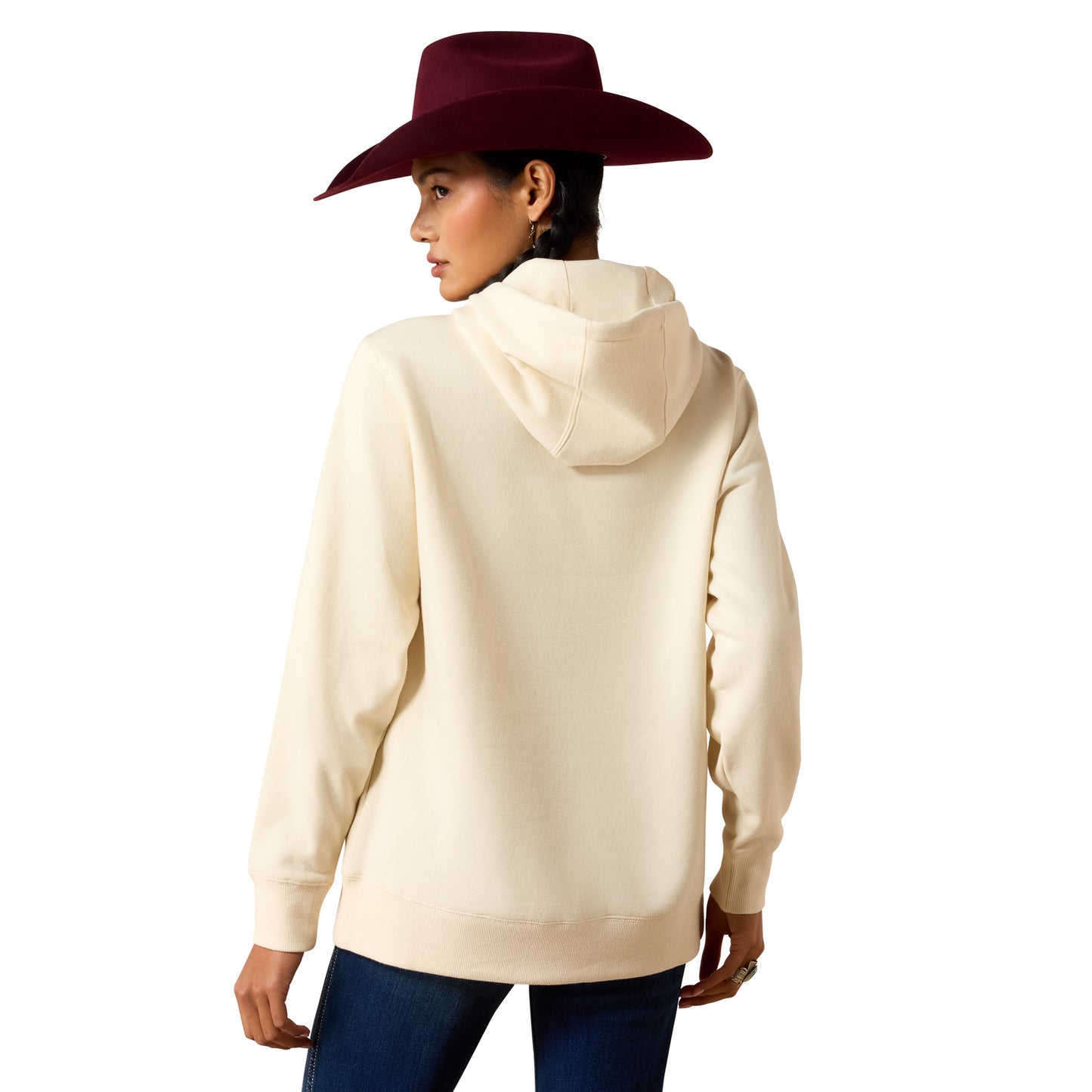 Ariat Women's Wish You Were Here Hoodie - Parchment