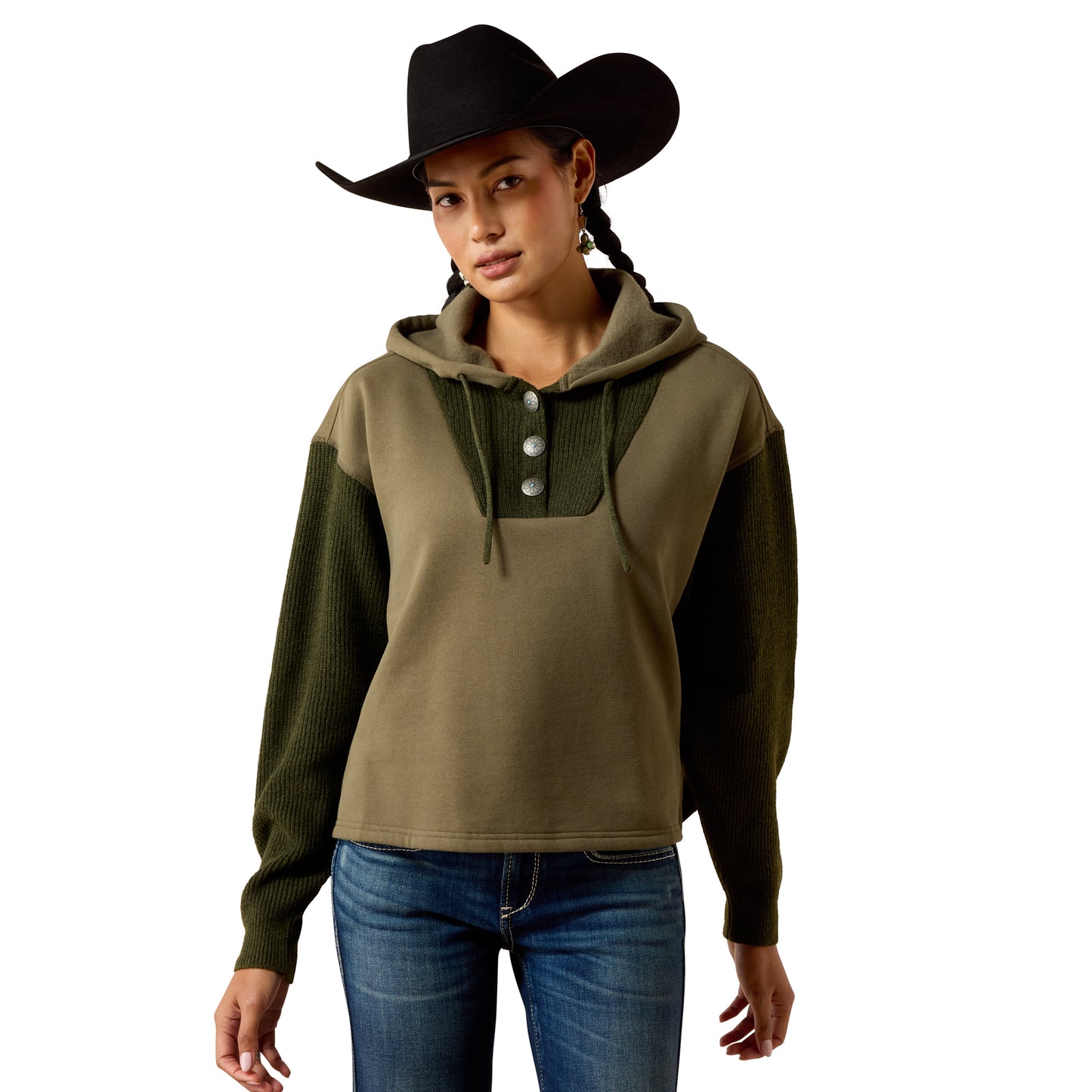 Ariat Women's Bozeman Sweater - Ivy Green