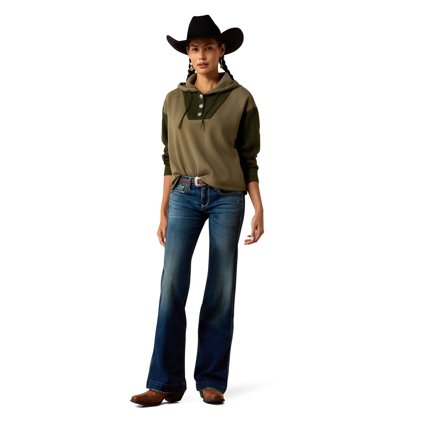 Ariat Women's Bozeman Sweater - Ivy Green