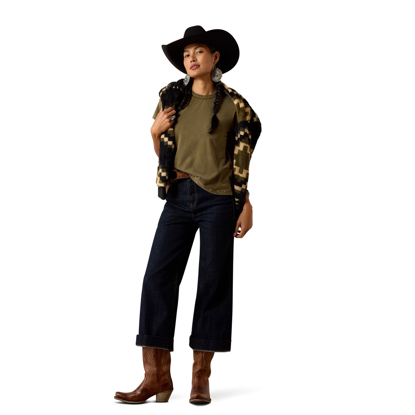 Ariat Women's Roping T-Shirt - Ivy Green