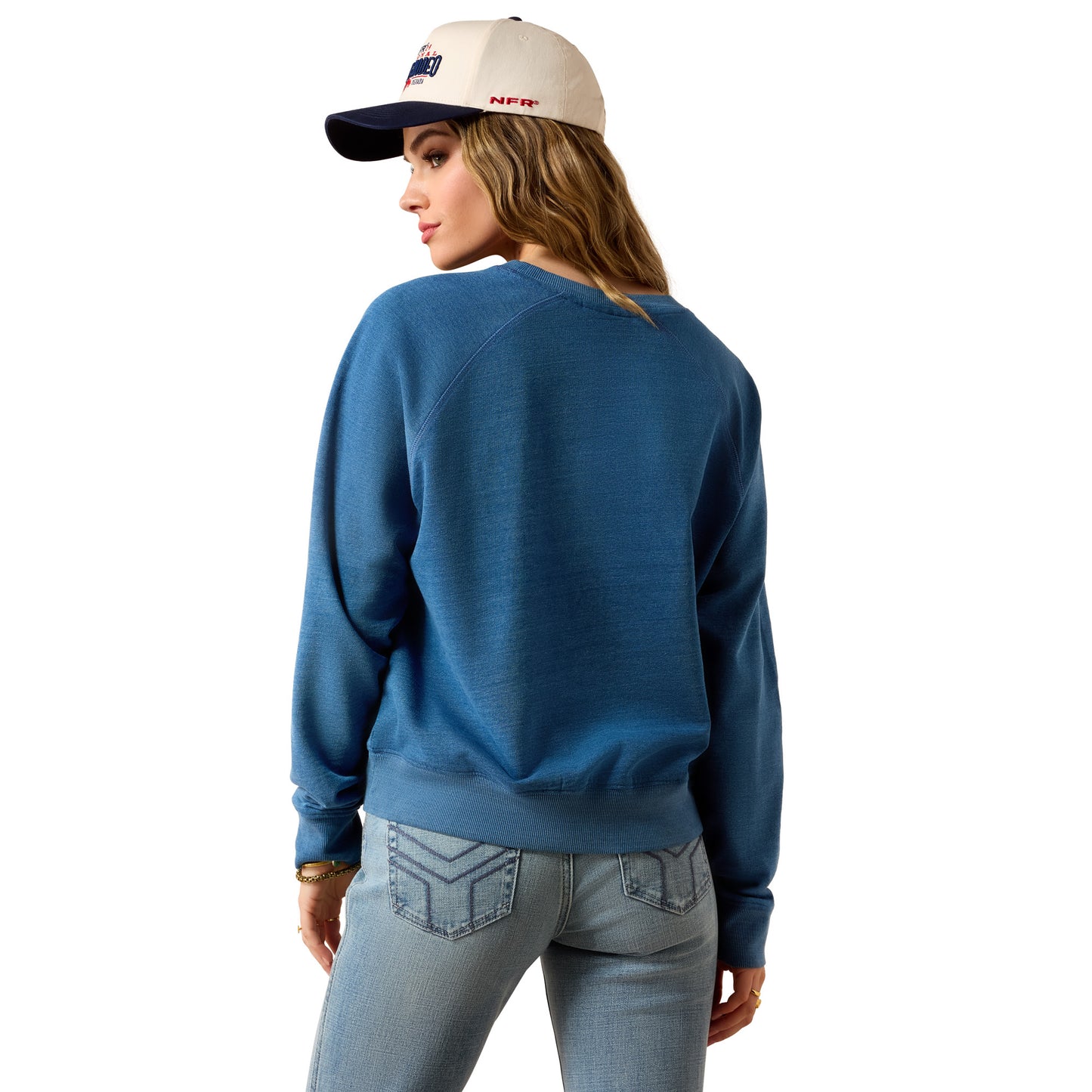 Ariat Women's Essential Crew Sweatshirt - Indigo Wash