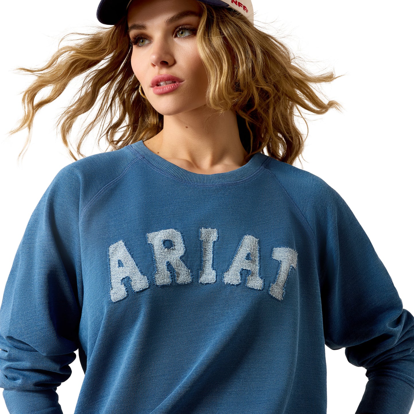 Ariat Women's Essential Crew Sweatshirt - Indigo Wash