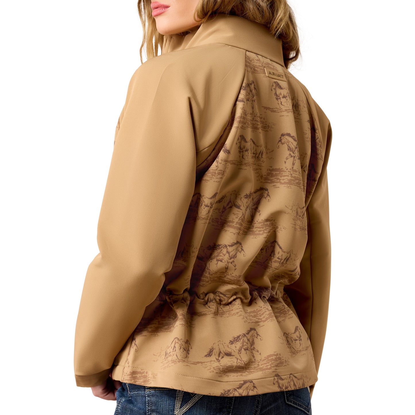 Ariat Women's Atlas Jacket - Tiger's Eye/Wild Horses Print