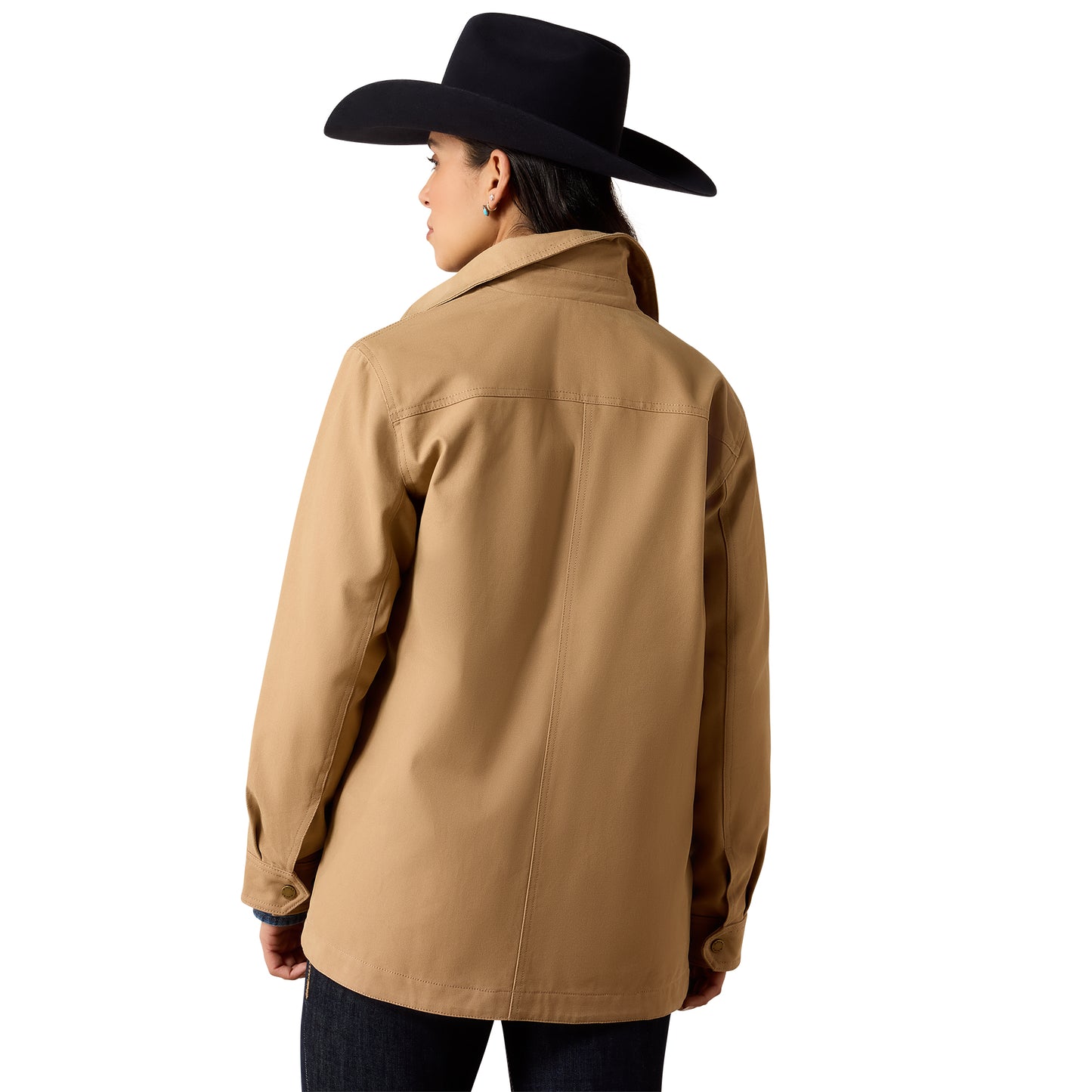 Ariat Women's Western Canvas Chore Jacket - Tiger's Eye