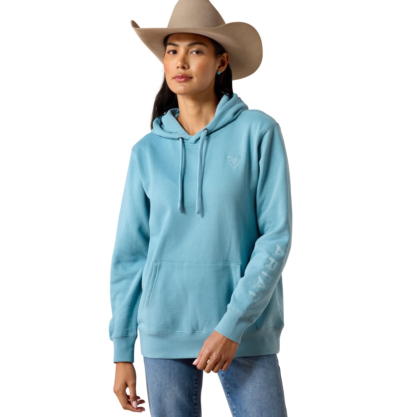 Ariat Women's Logo 2.0 Hoodie - Adriatic Blue