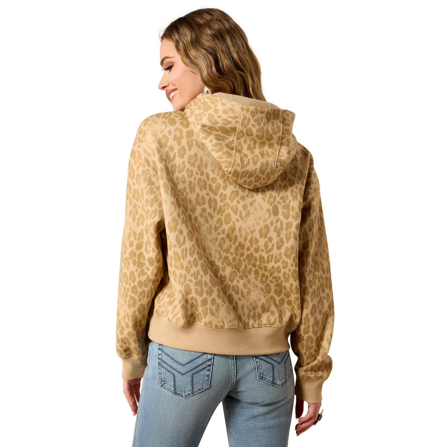 Ariat Women's Essential Hoodie - Faded Leopard