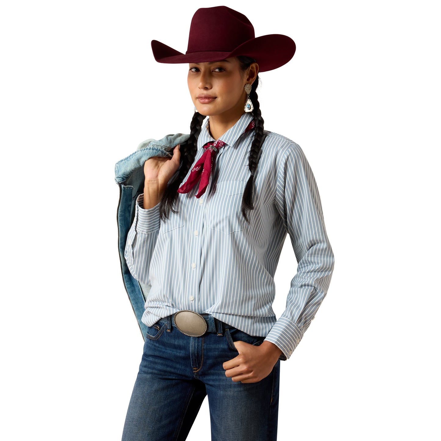 Ariat Women's Everything Shirt - Glacier Stripe