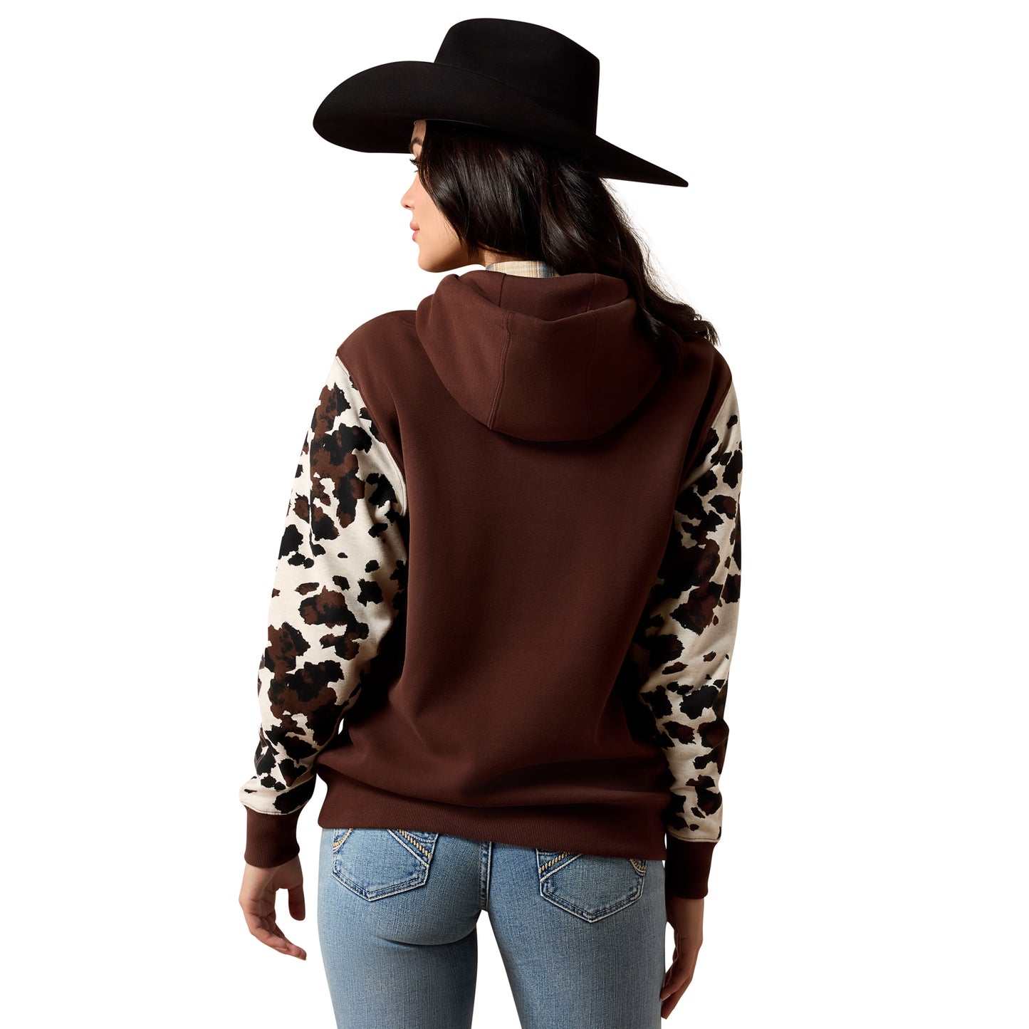 Ariat Women's Logo 2.0 Printed Hoodie - Chicory Coffee