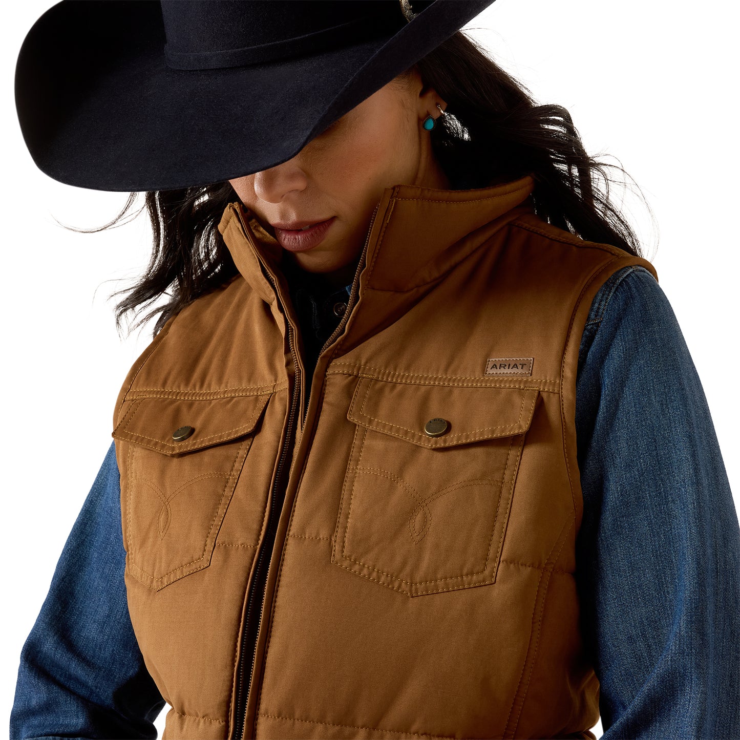 Ariat Women's Grizzly Quilted Vest - Dachshund