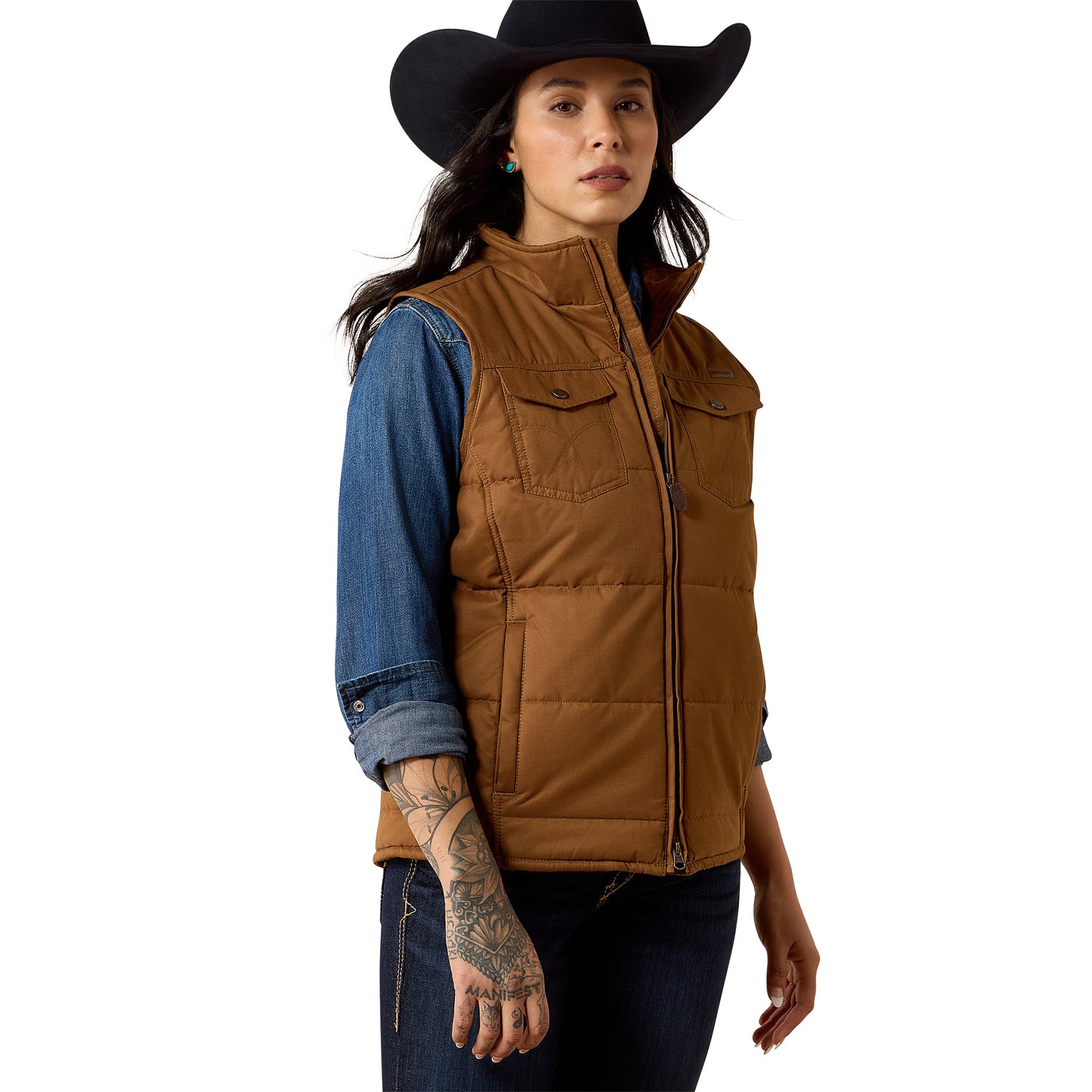 Ariat Women's Grizzly Quilted Vest - Dachshund