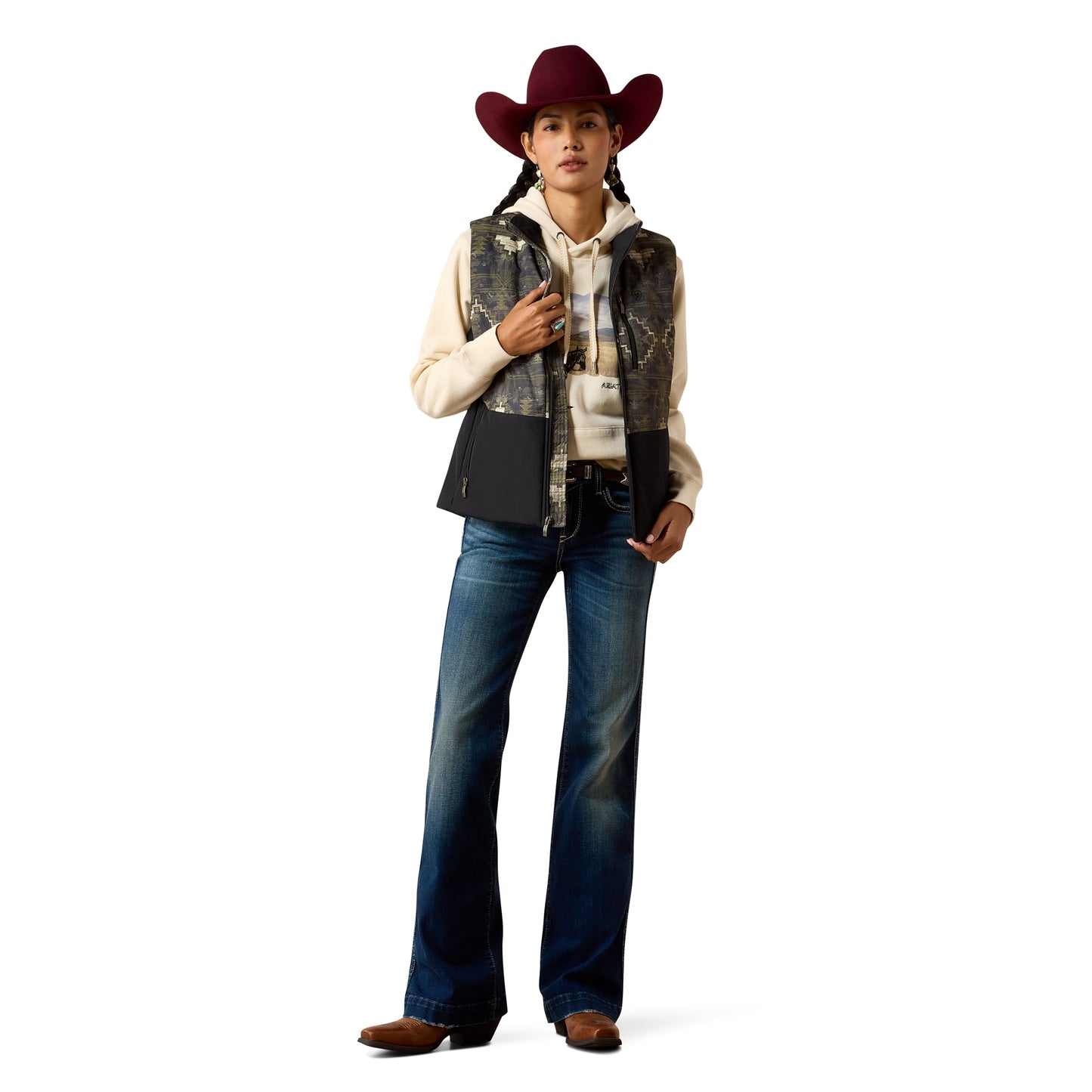 Ariat Women's Titan Insulated Vest - Stonewall Print