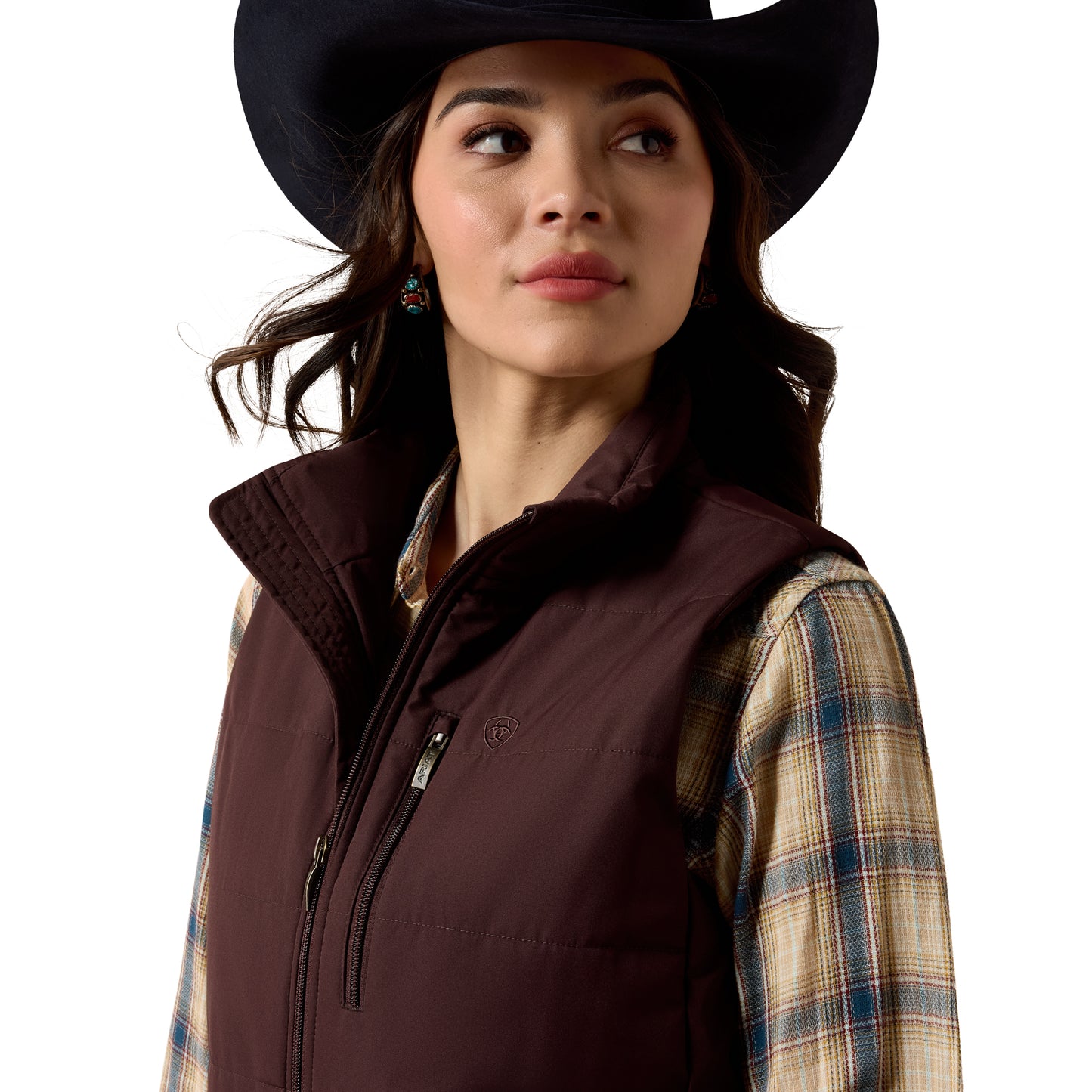 Ariat Women's Titan Insulated Vest - Chocolate Plum