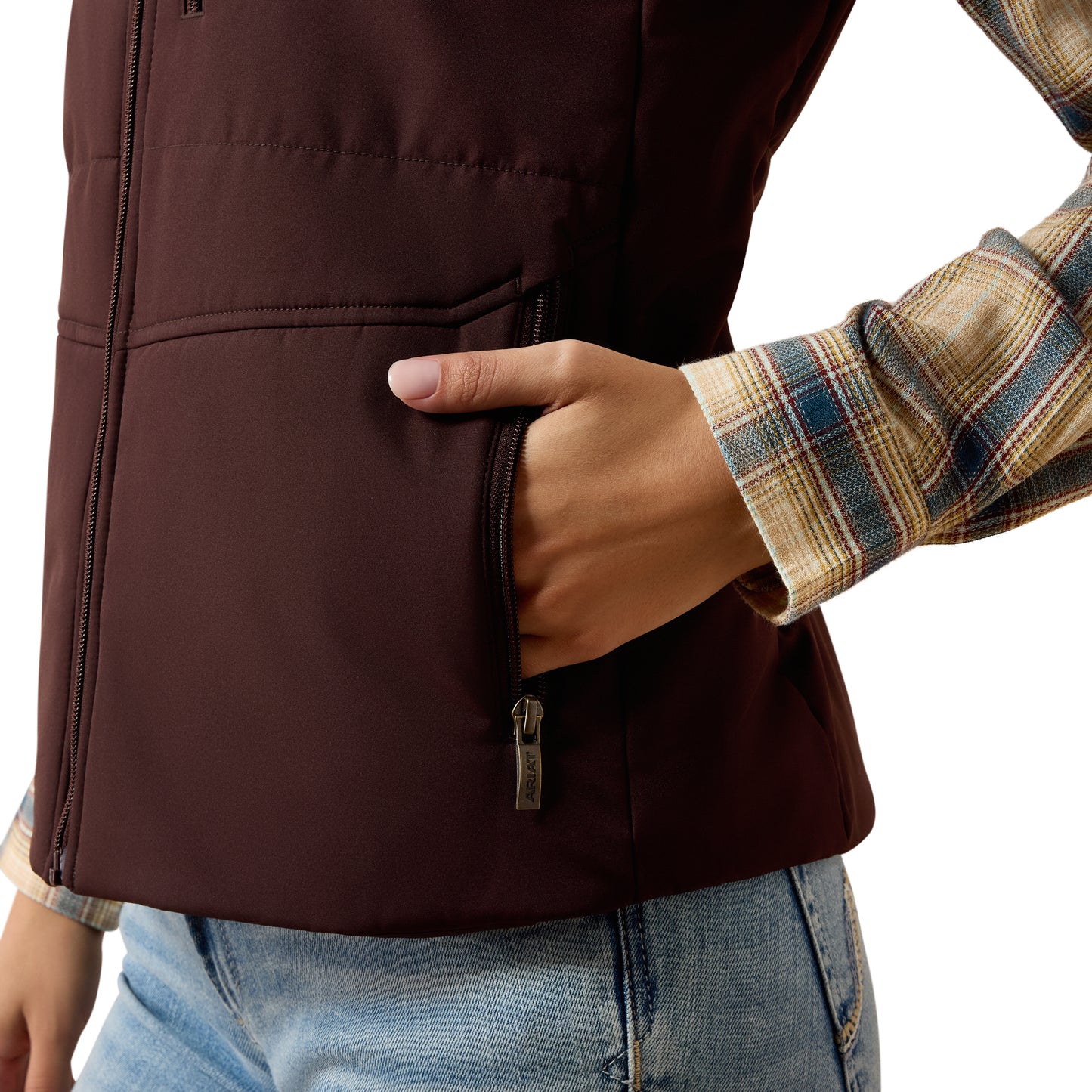 Ariat Women's Titan Insulated Vest - Chocolate Plum