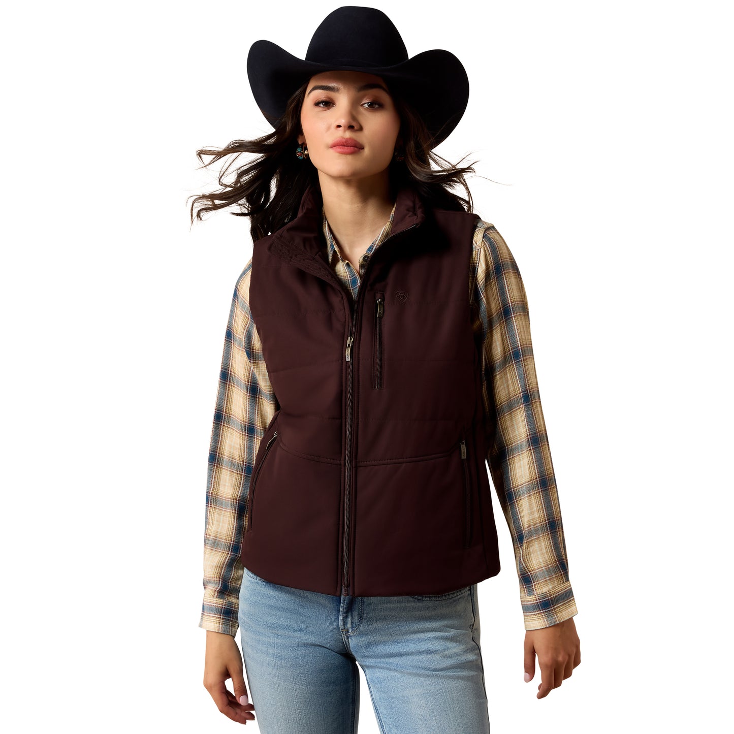 Ariat Women's Titan Insulated Vest - Chocolate Plum