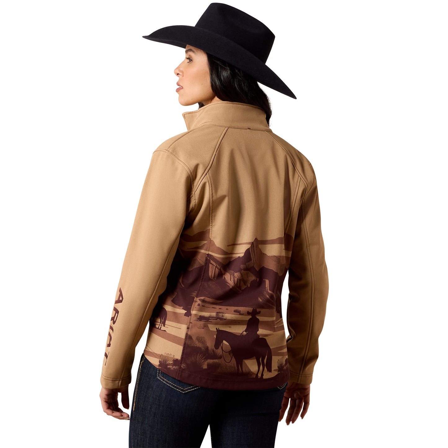 Ariat Women's Logo Softshell Jacket - Lone Ranger Print