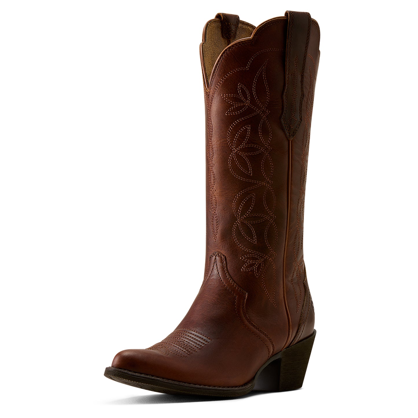 Ariat Women's Heritage Blossom J Toe Western Boot - Vintage Caramel