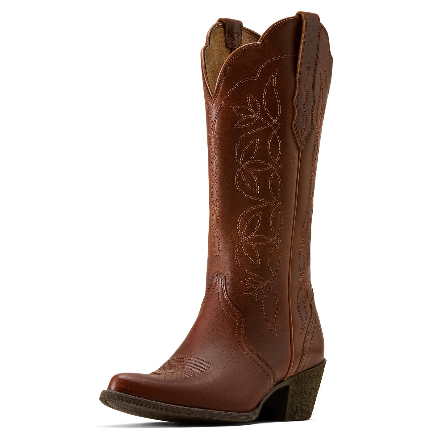 Ariat Women's Heritage Blossom J Toe Western Boot - Vintage Caramel
