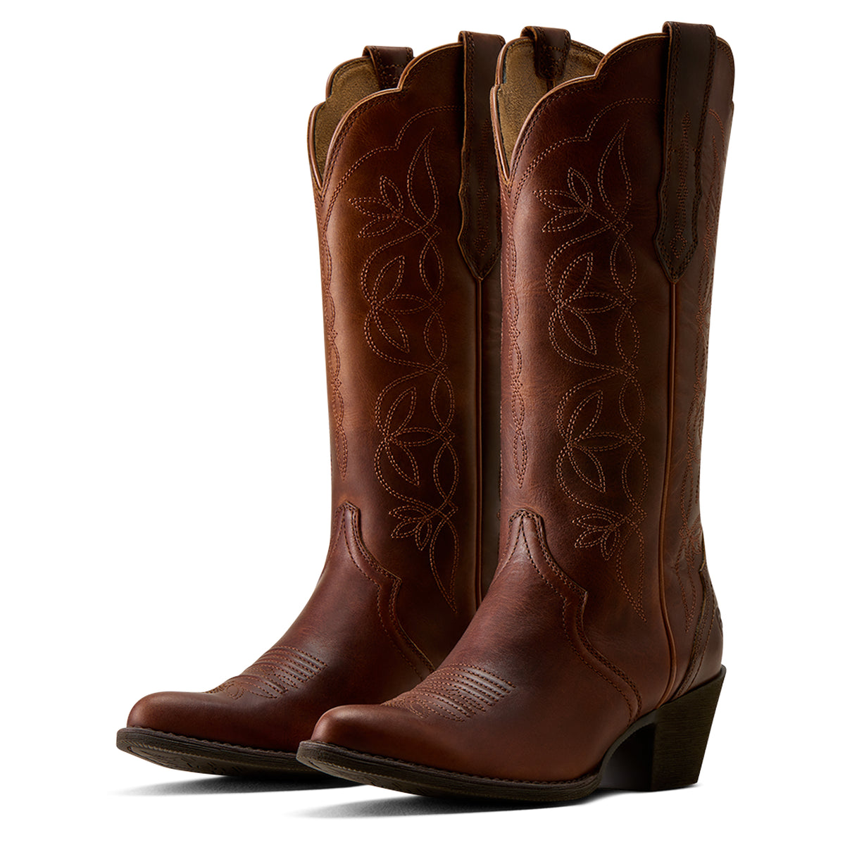 Ariat Women's Heritage Blossom J Toe Western Boot - Vintage Caramel