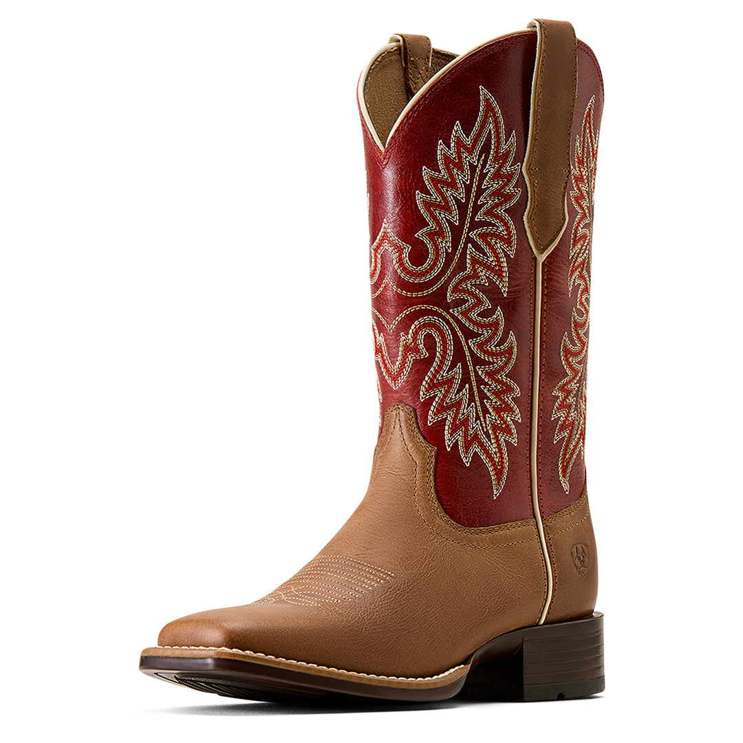 Ariat Womens Canyon Point Wide Square Toe Boot- Desert Sand