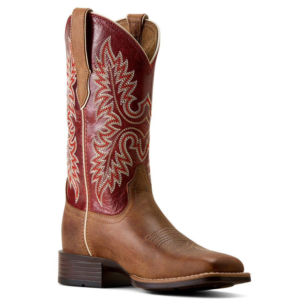 Ariat Womens Canyon Point Wide Square Toe Boot- Desert Sand