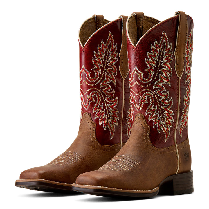 Ariat Womens Canyon Point Wide Square Toe Boot- Desert Sand