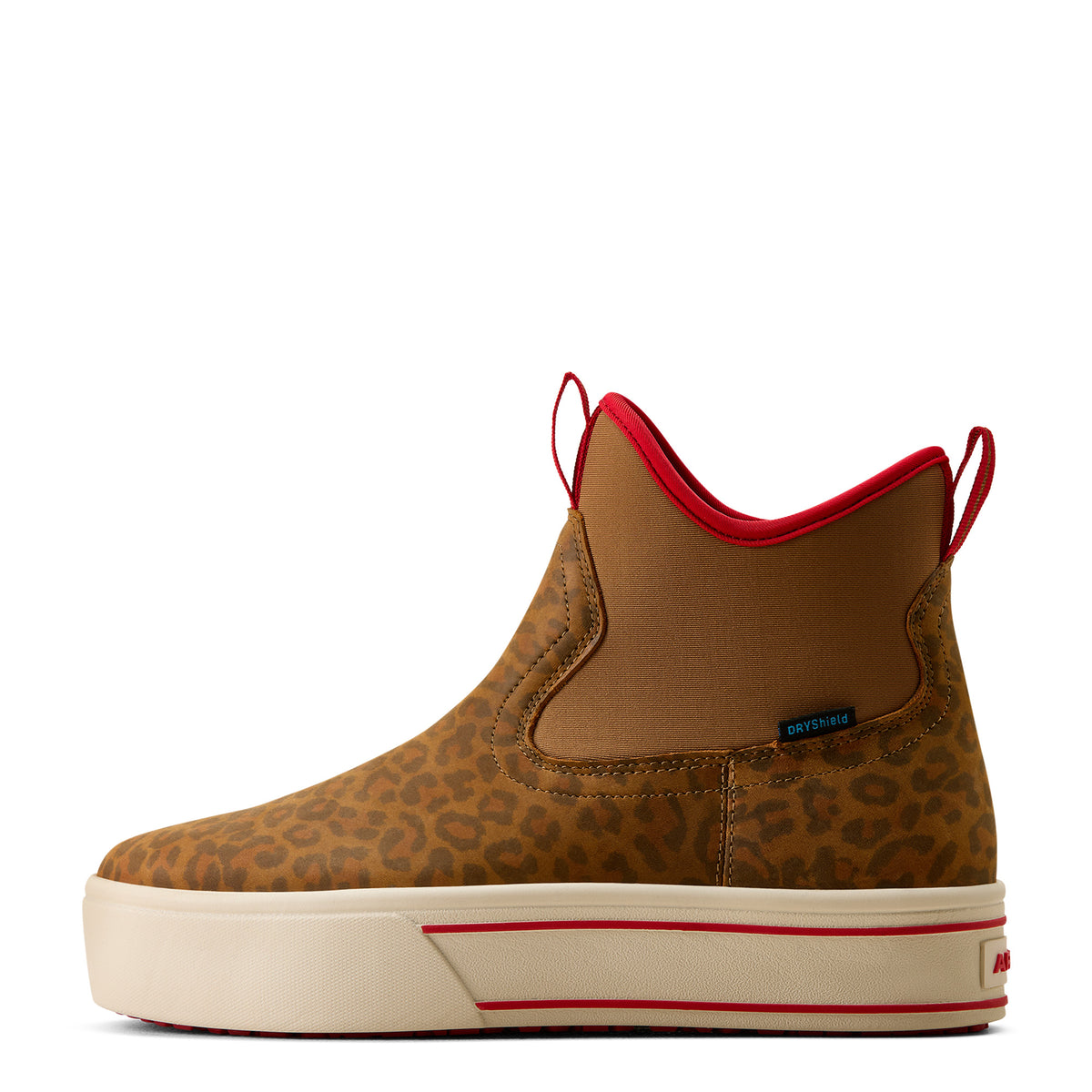 Ariat Women's Saylor Shrimp Waterproof Boot - Washed Leopard/Brown