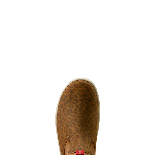 Ariat Women's Saylor Shrimp Waterproof Boot - Washed Leopard/Brown