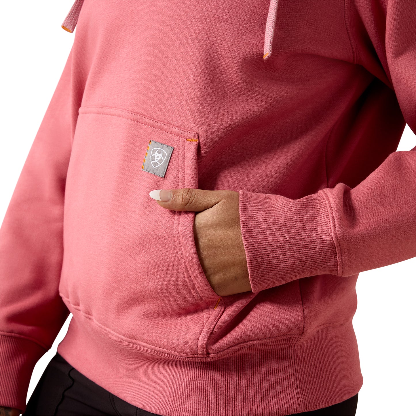 Ariat Women's Rebar Skill Set 1/2 Zip Hoodie - Mauvewood Heather