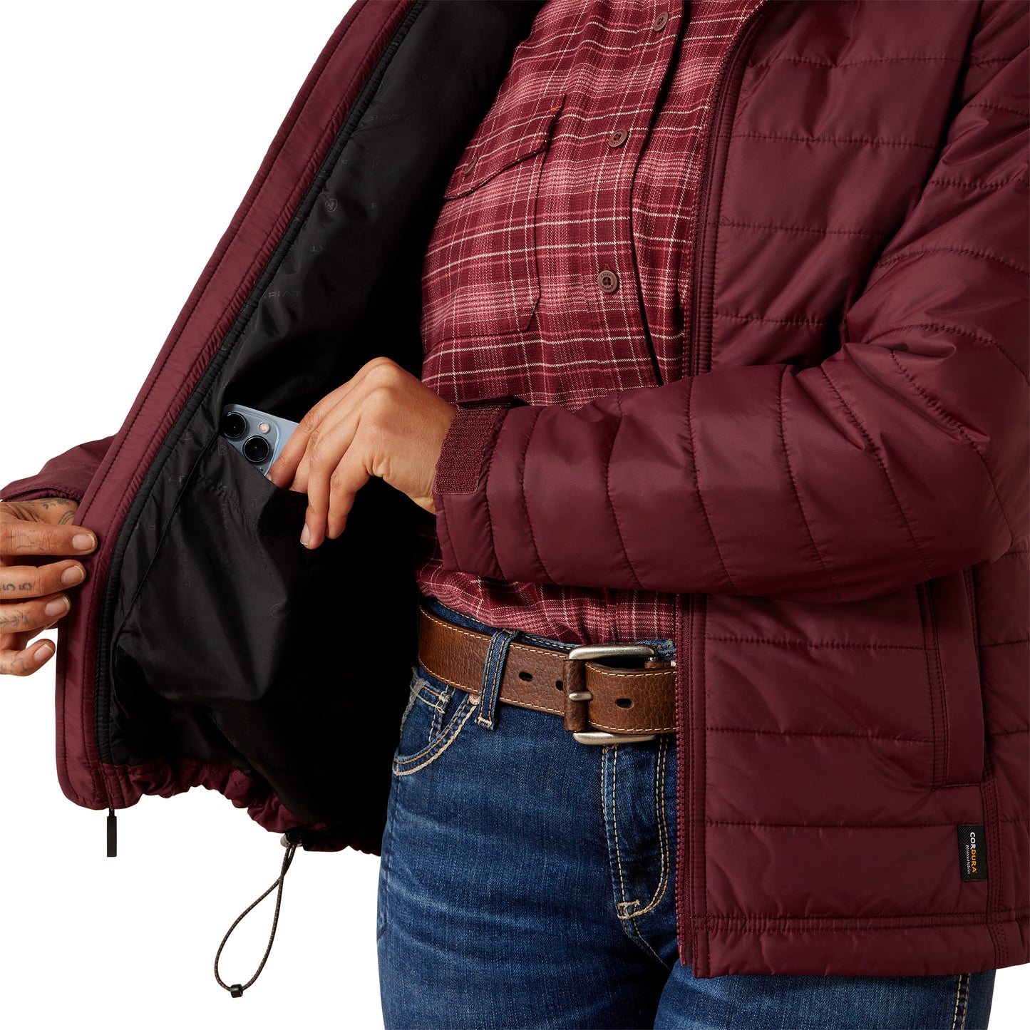 Ariat Women's Rebar CORDURA Ripstop Lightweight Insulated Jacket - Windsor Wine