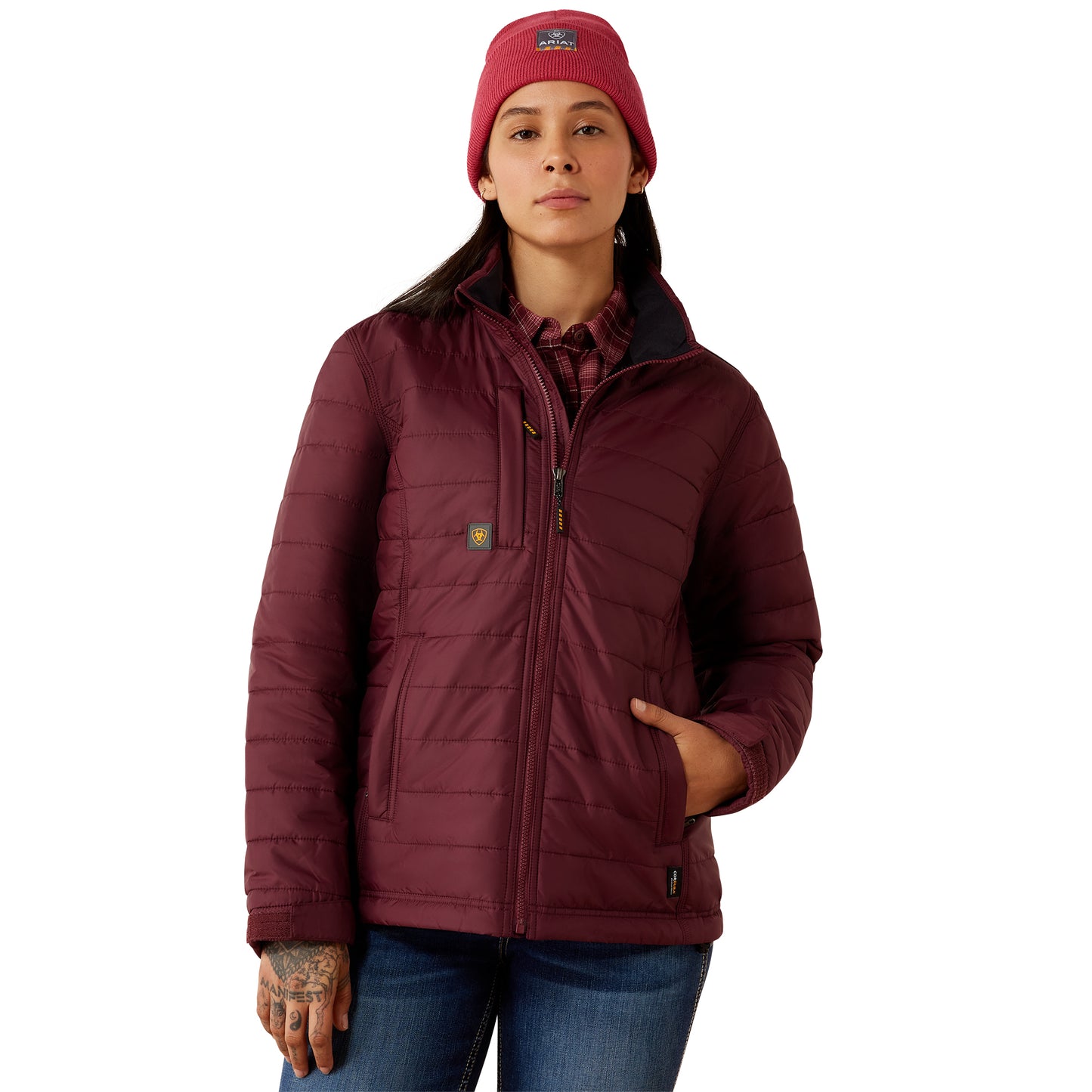 Ariat Women's Rebar CORDURA Ripstop Lightweight Insulated Jacket - Windsor Wine