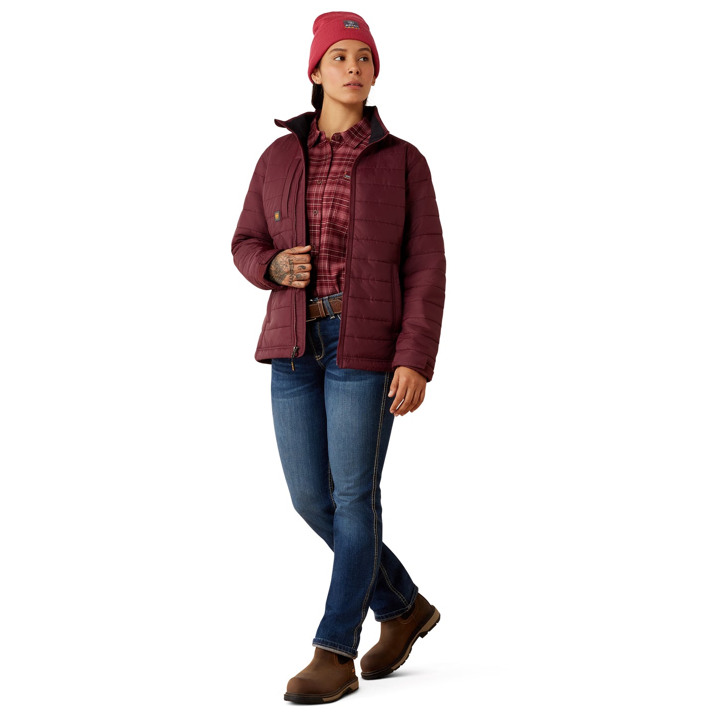 Ariat Women's Rebar CORDURA Ripstop Lightweight Insulated Jacket - Windsor Wine